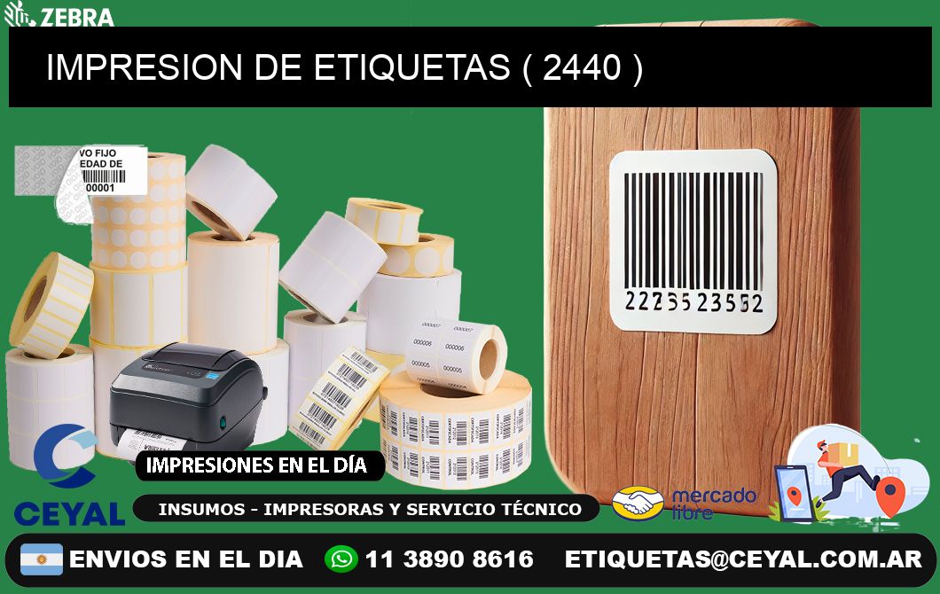 IMPRESION DE ETIQUETAS ( 2440 )