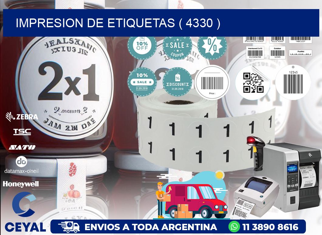IMPRESION DE ETIQUETAS ( 4330 )