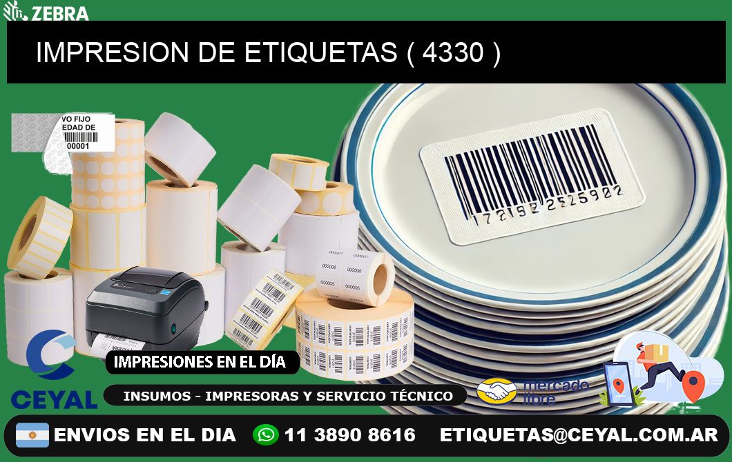 IMPRESION DE ETIQUETAS ( 4330 )