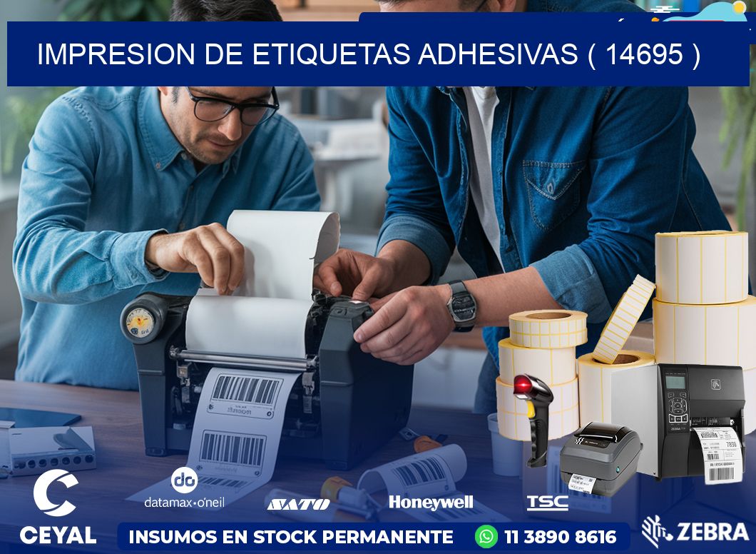 IMPRESION DE ETIQUETAS ADHESIVAS ( 14695 )