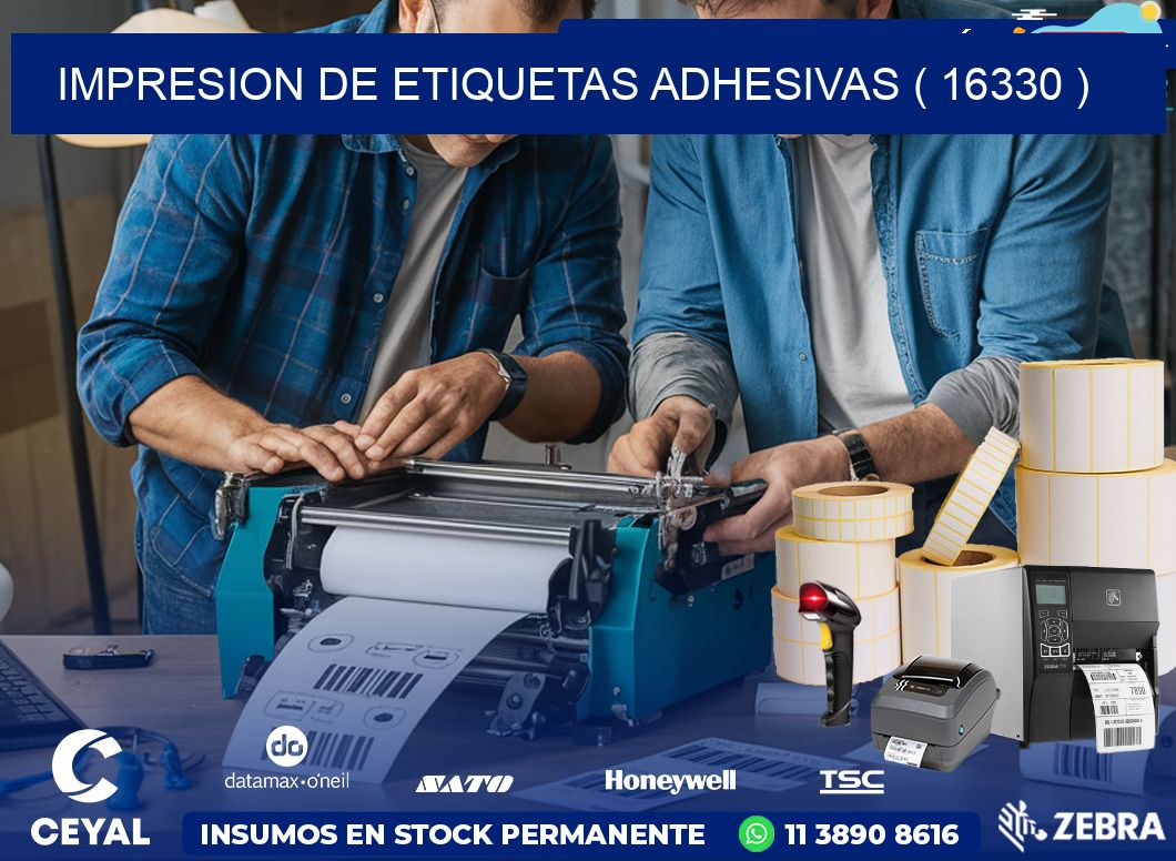 IMPRESION DE ETIQUETAS ADHESIVAS ( 16330 )