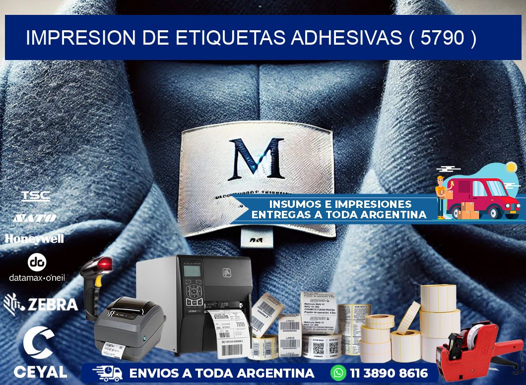 IMPRESION DE ETIQUETAS ADHESIVAS ( 5790 )