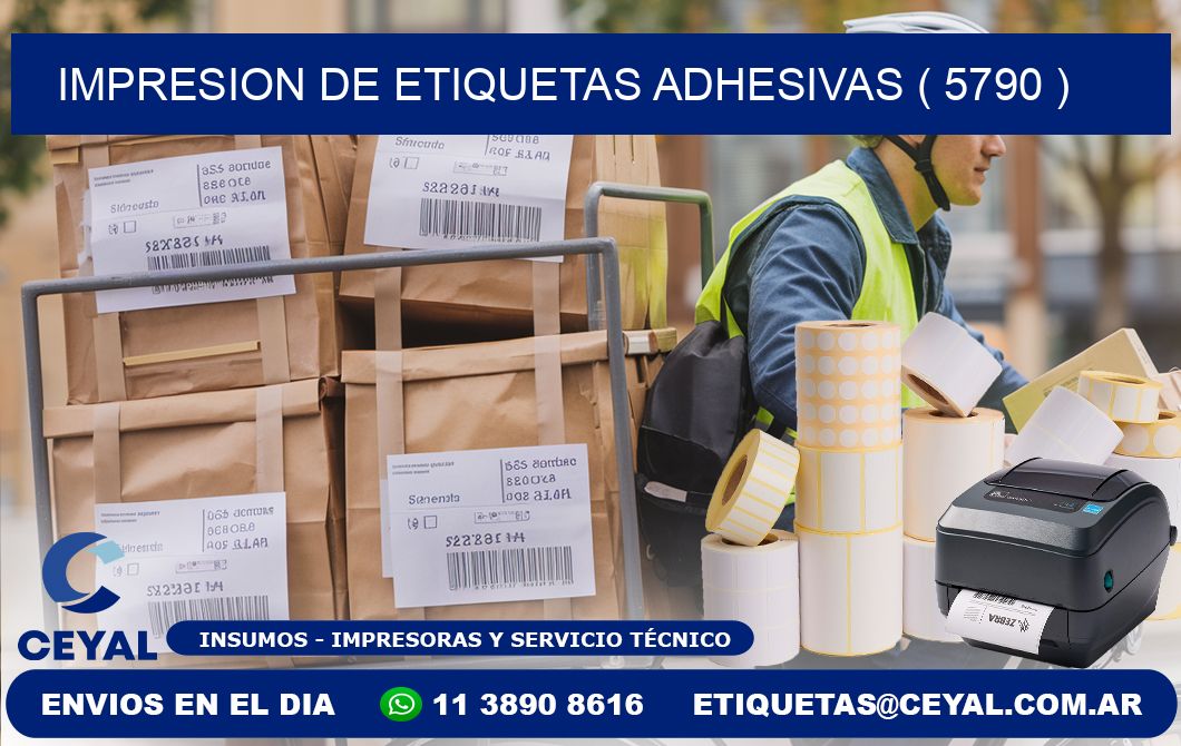IMPRESION DE ETIQUETAS ADHESIVAS ( 5790 )