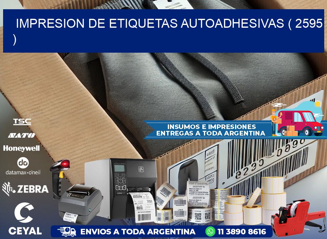 IMPRESION DE ETIQUETAS AUTOADHESIVAS ( 2595 )