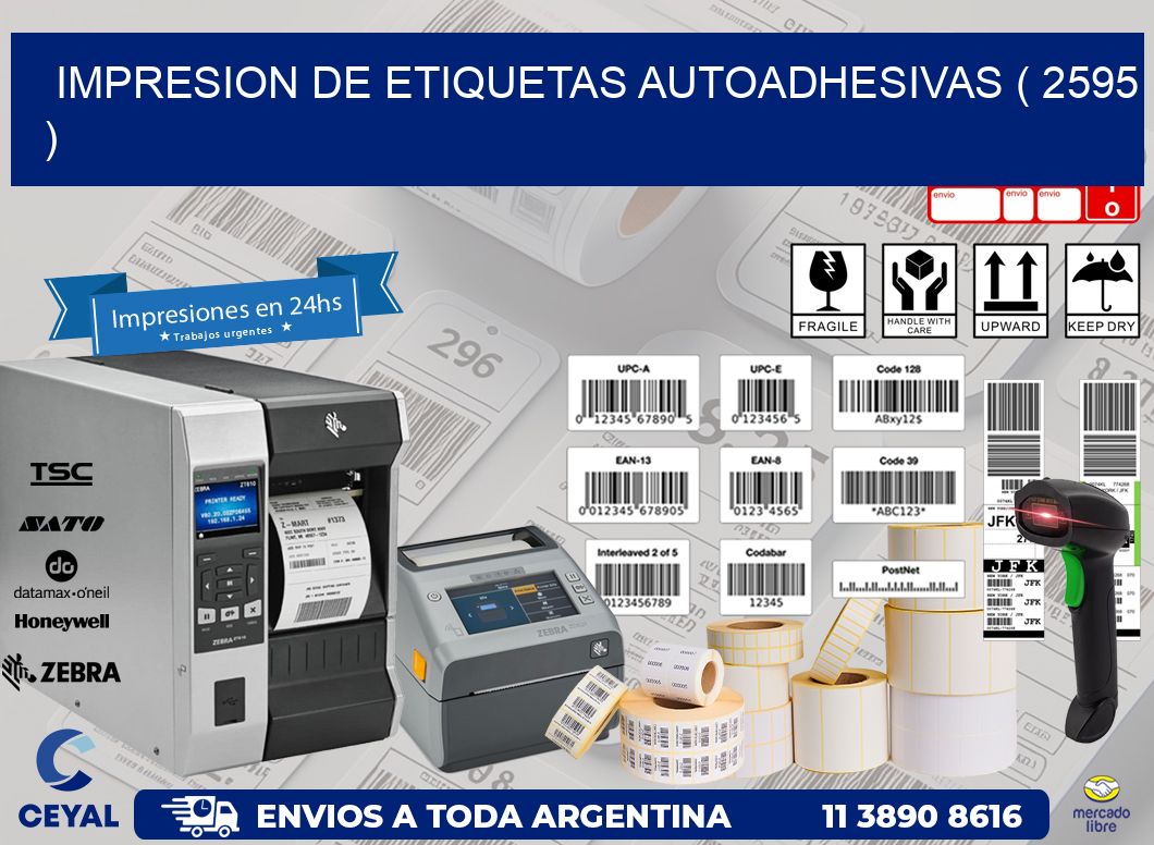 IMPRESION DE ETIQUETAS AUTOADHESIVAS ( 2595 )