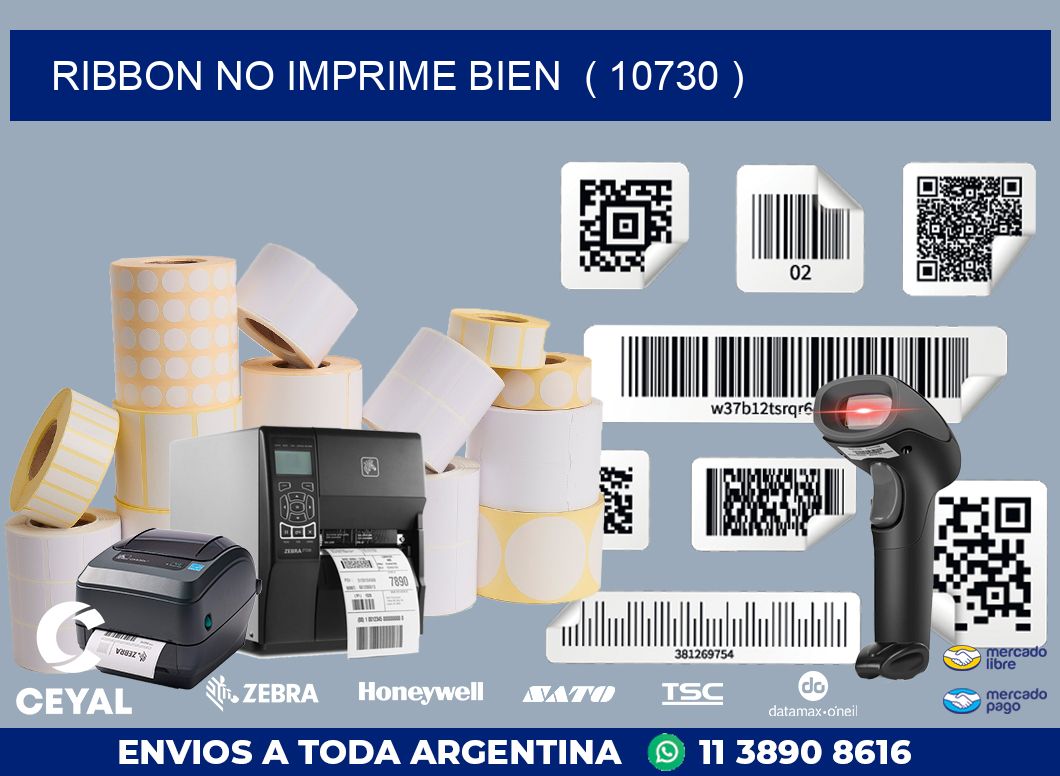 RIBBON NO IMPRIME BIEN  ( 10730 )
