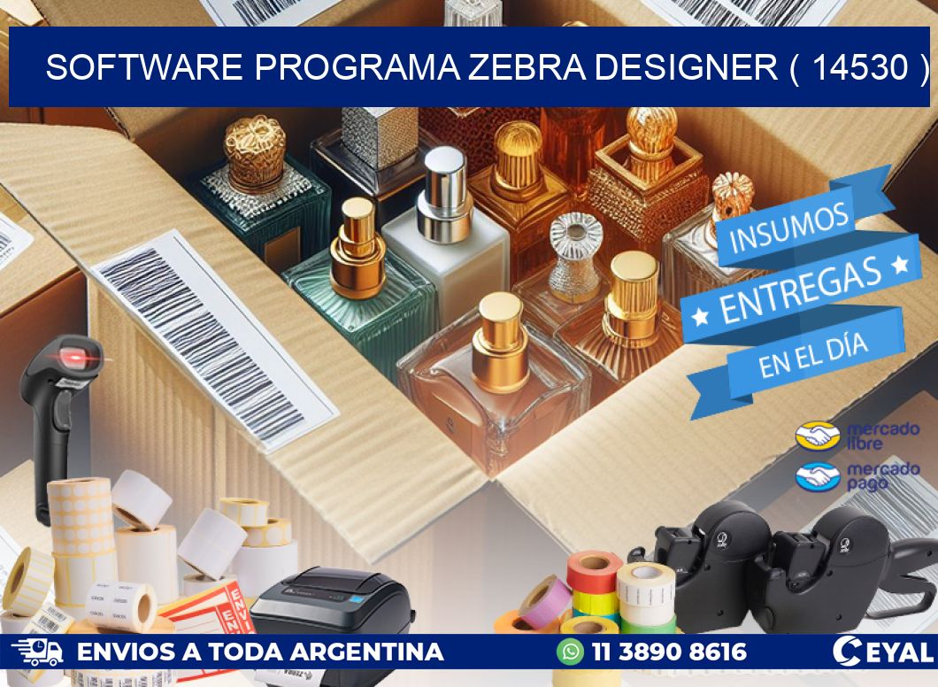 SOFTWARE PROGRAMA ZEBRA DESIGNER ( 14530 )