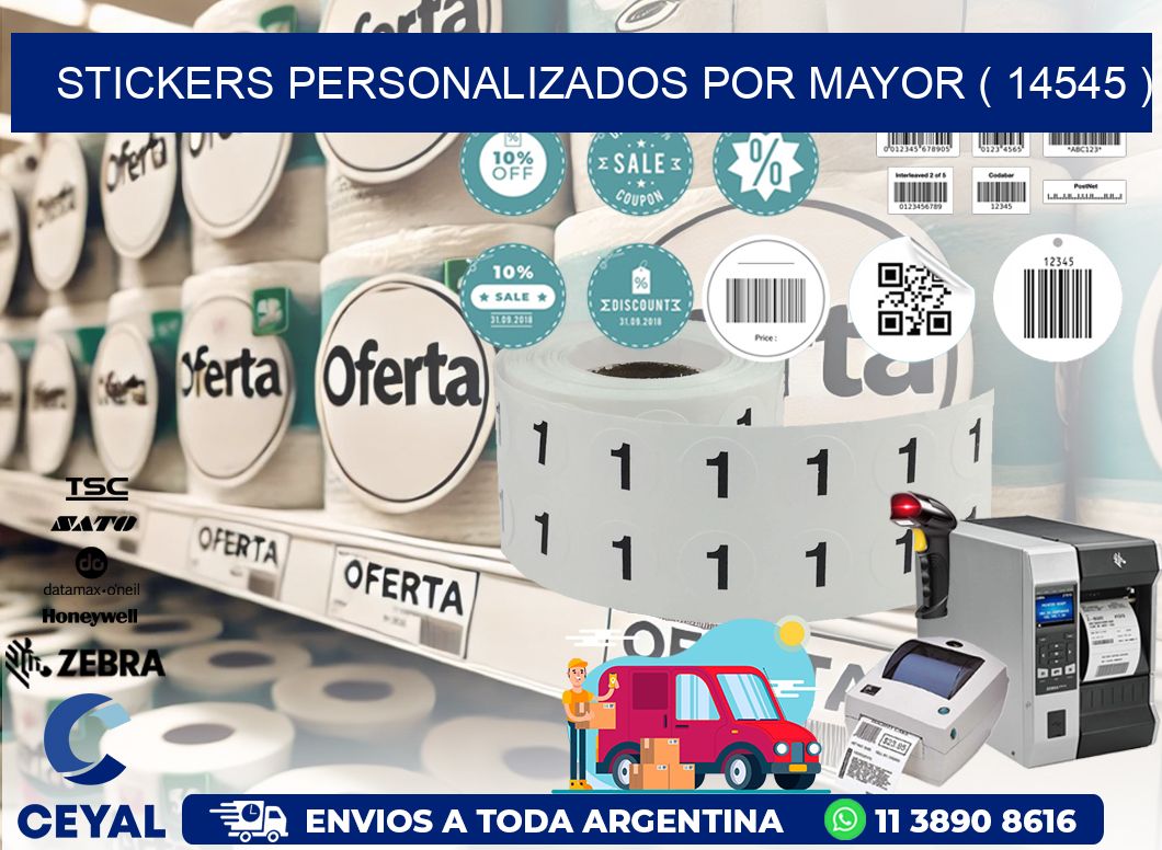 STICKERS PERSONALIZADOS POR MAYOR ( 14545 )