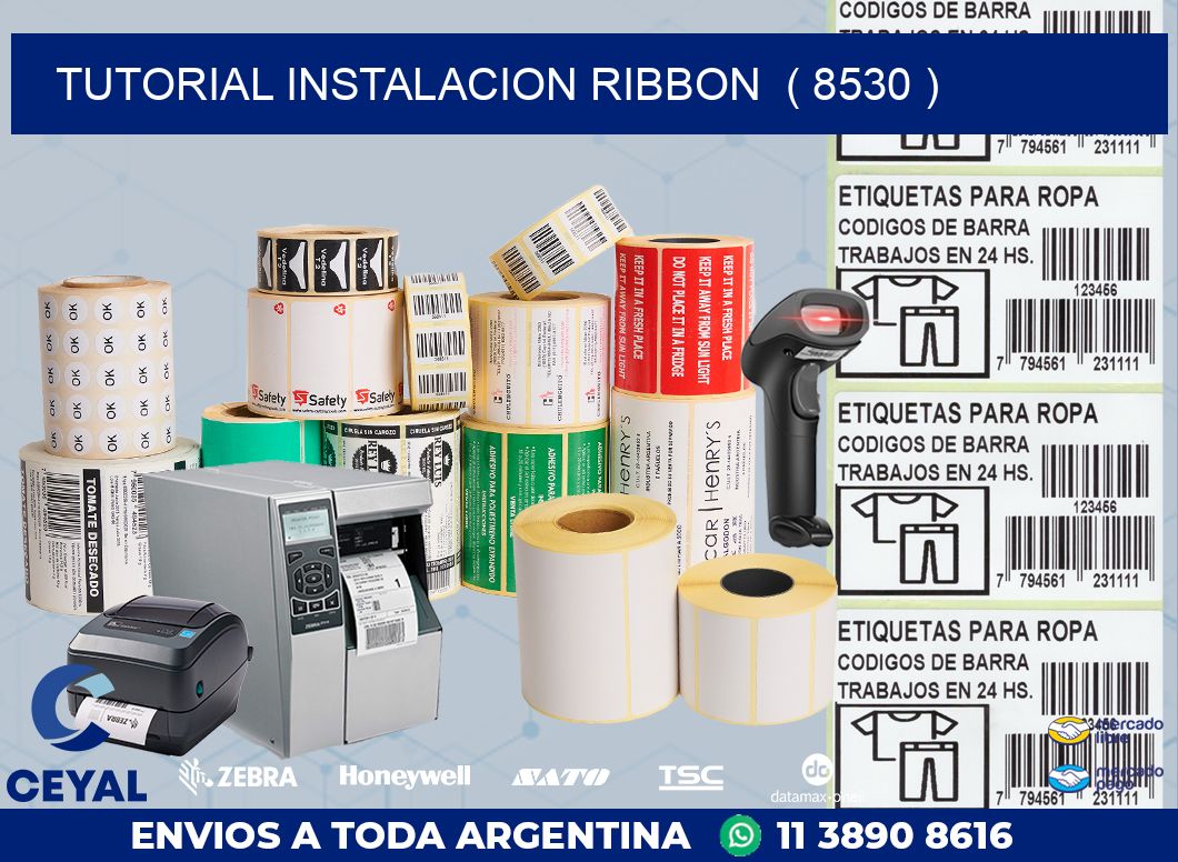 TUTORIAL INSTALACION RIBBON  ( 8530 )