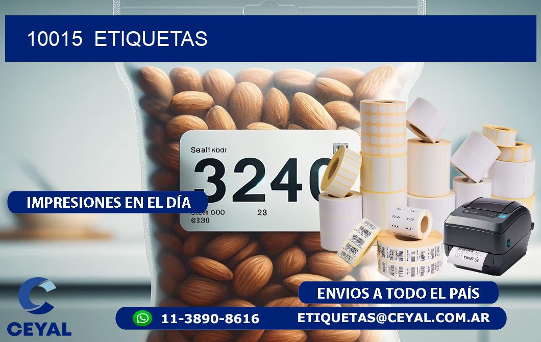 10015 ETIQUETAS