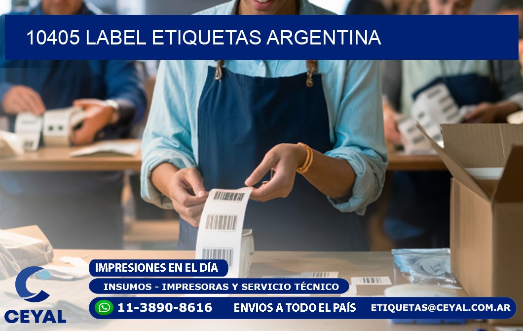 10405 LABEL ETIQUETAS ARGENTINA