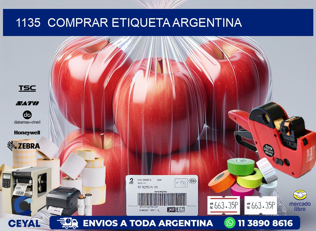 1135  COMPRAR ETIQUETA ARGENTINA