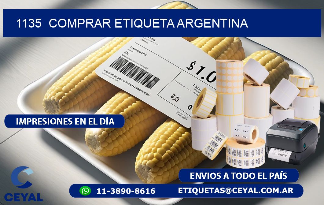 1135  COMPRAR ETIQUETA ARGENTINA