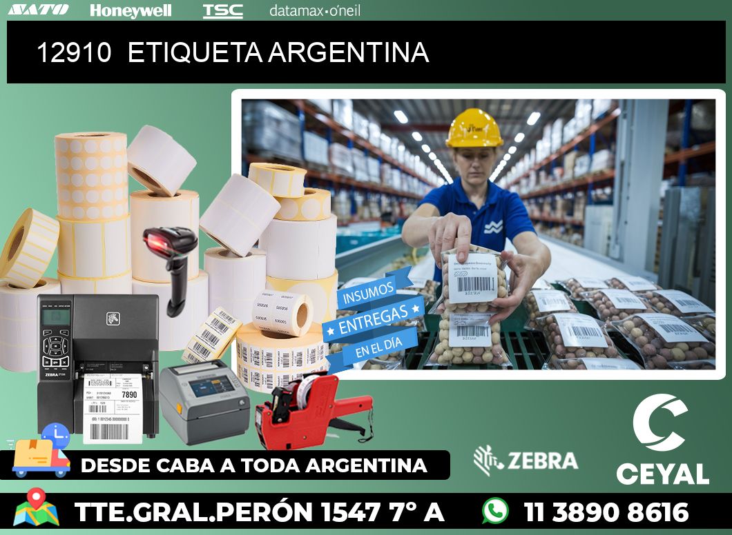 12910  ETIQUETA ARGENTINA