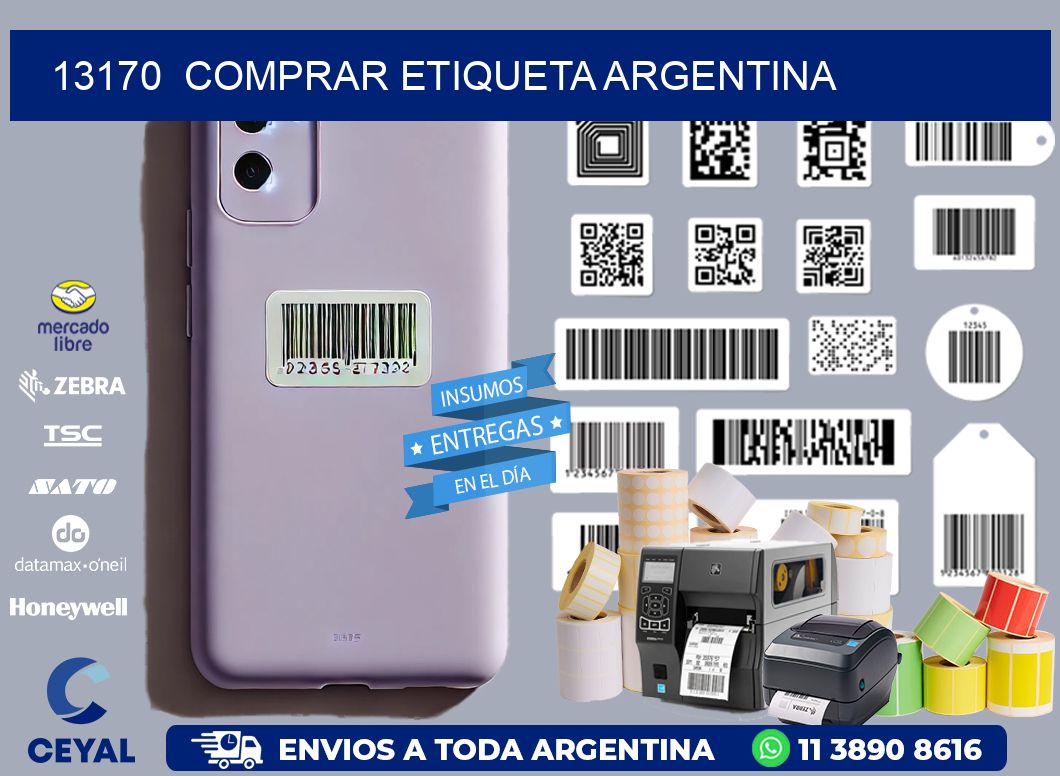 13170  COMPRAR ETIQUETA ARGENTINA