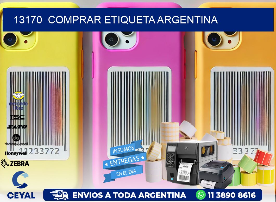 13170  COMPRAR ETIQUETA ARGENTINA
