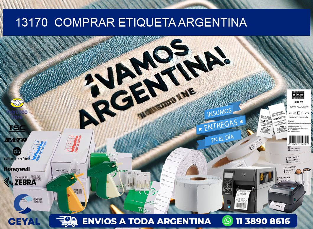 13170  COMPRAR ETIQUETA ARGENTINA