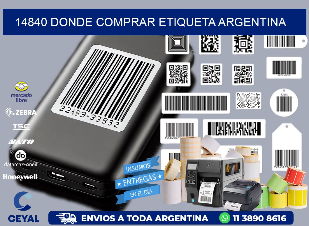14840 DONDE COMPRAR ETIQUETA ARGENTINA