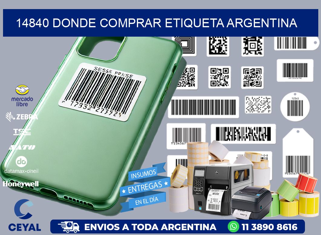 14840 DONDE COMPRAR ETIQUETA ARGENTINA