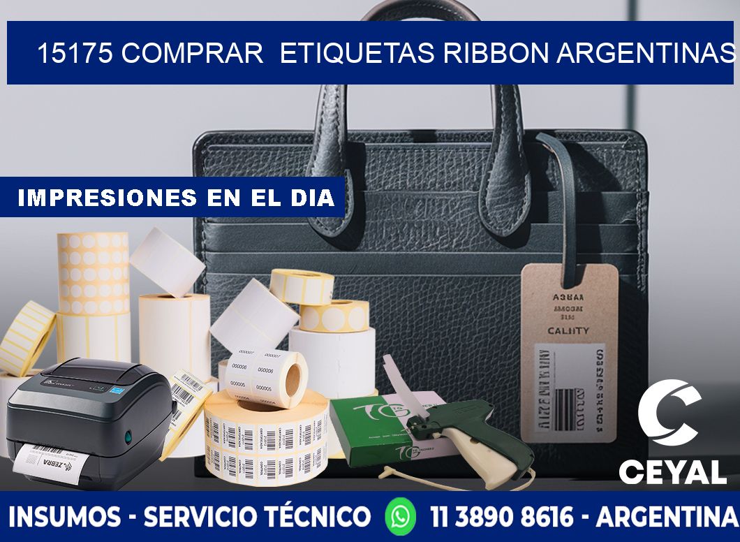 15175 COMPRAR  ETIQUETAS RIBBON ARGENTINAS