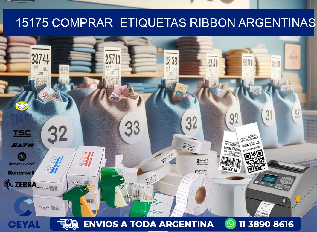 15175 COMPRAR  ETIQUETAS RIBBON ARGENTINAS