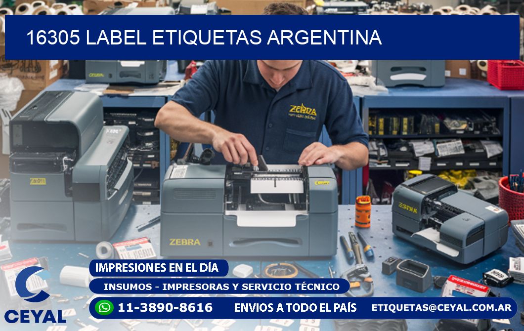 16305 LABEL ETIQUETAS ARGENTINA