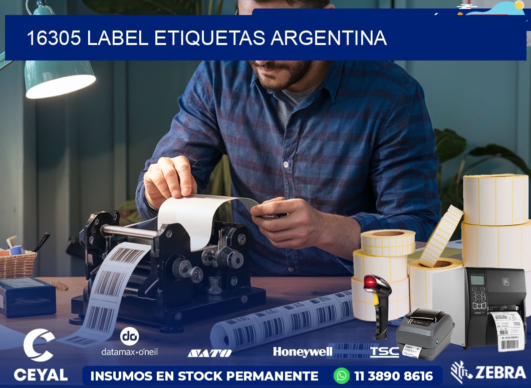16305 LABEL ETIQUETAS ARGENTINA
