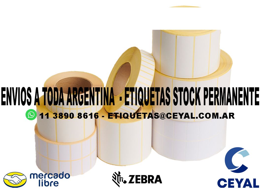 2000 ETIQUETAS RIBBON 67 x 90