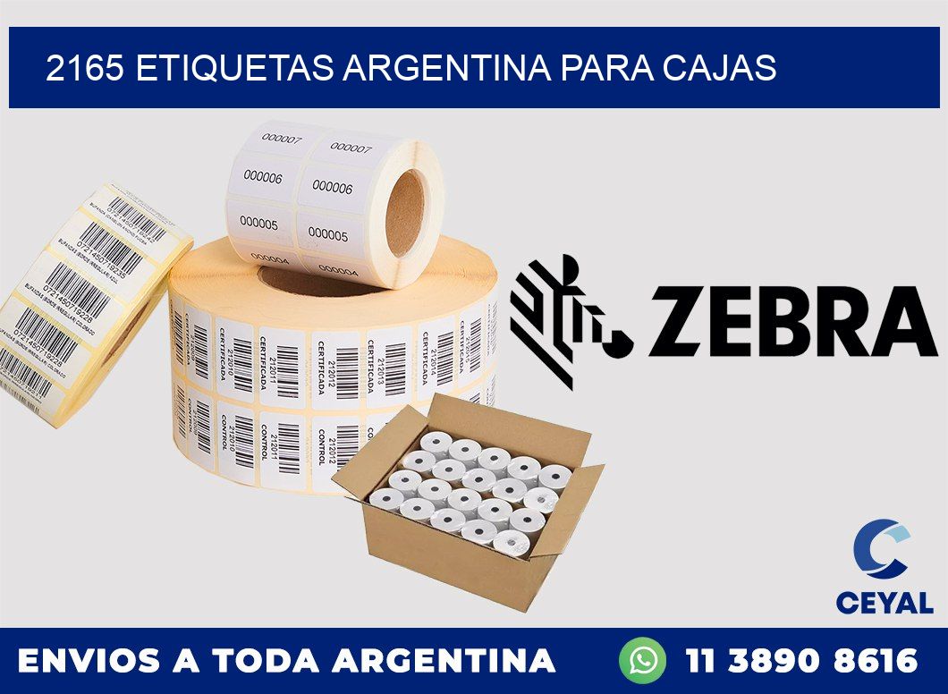 2165 ETIQUETAS ARGENTINA PARA CAJAS