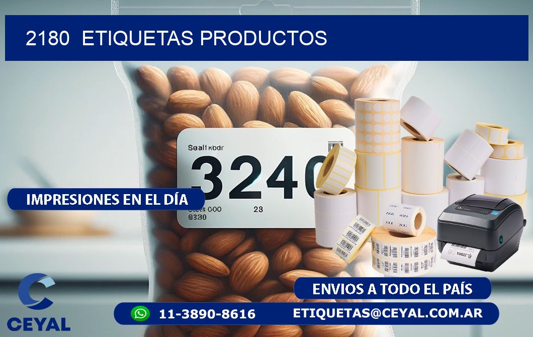 2180  ETIQUETAS PRODUCTOS