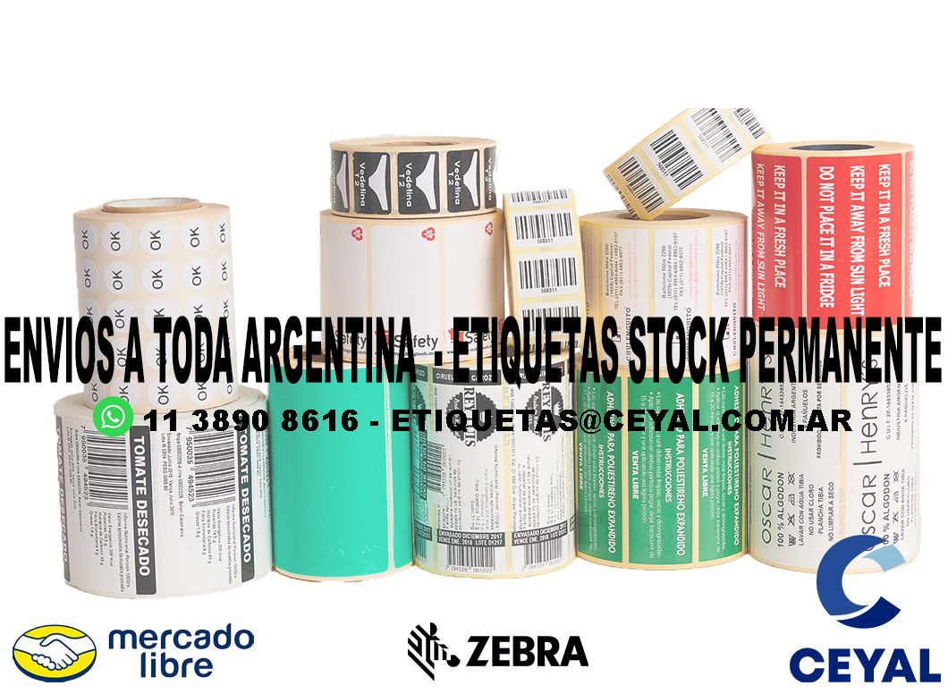 3000 ETIQUETAS RIBBON 54 x 45