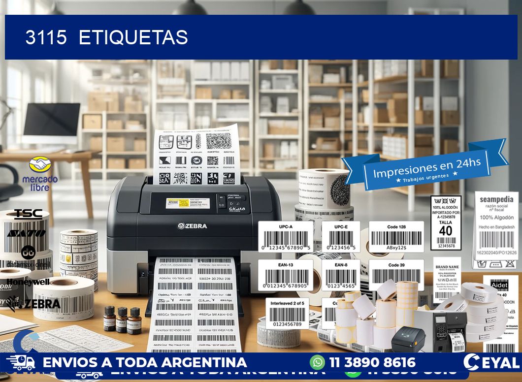 3115  ETIQUETAS