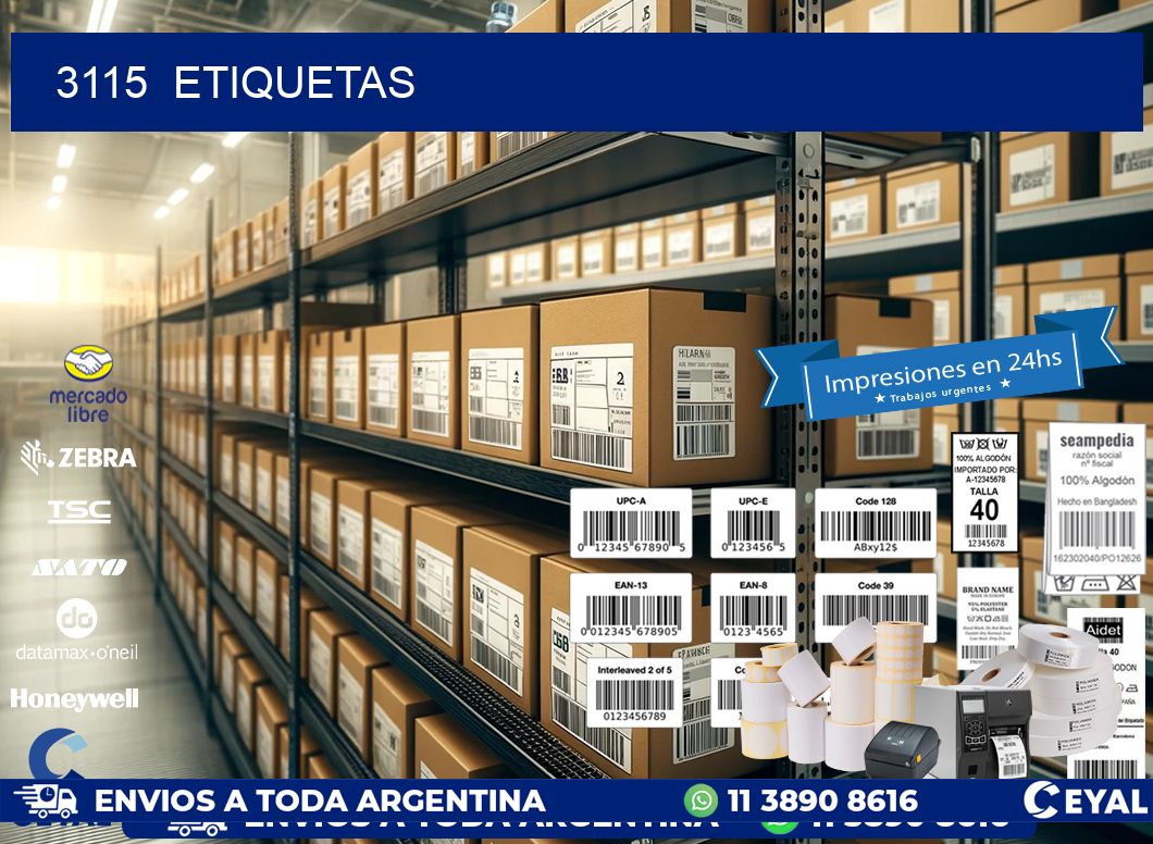 3115  ETIQUETAS