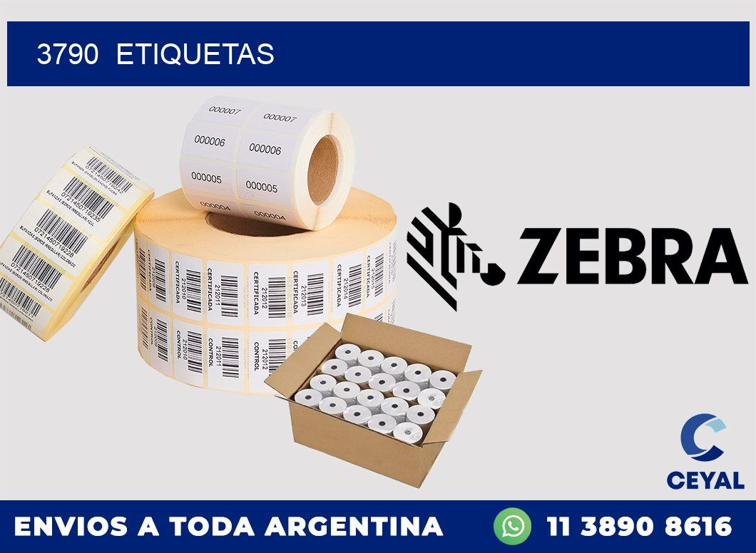 3790  ETIQUETAS