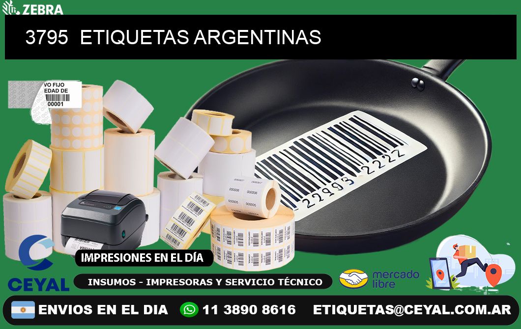 3795  ETIQUETAS ARGENTINAS