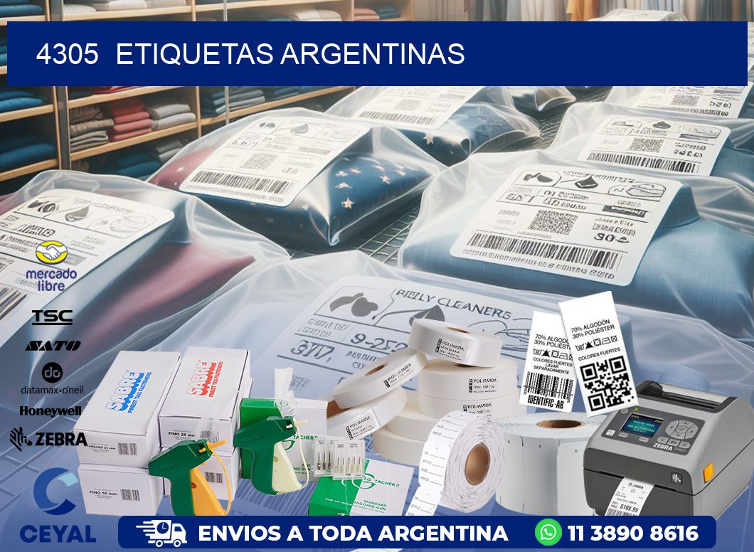 4305  ETIQUETAS ARGENTINAS