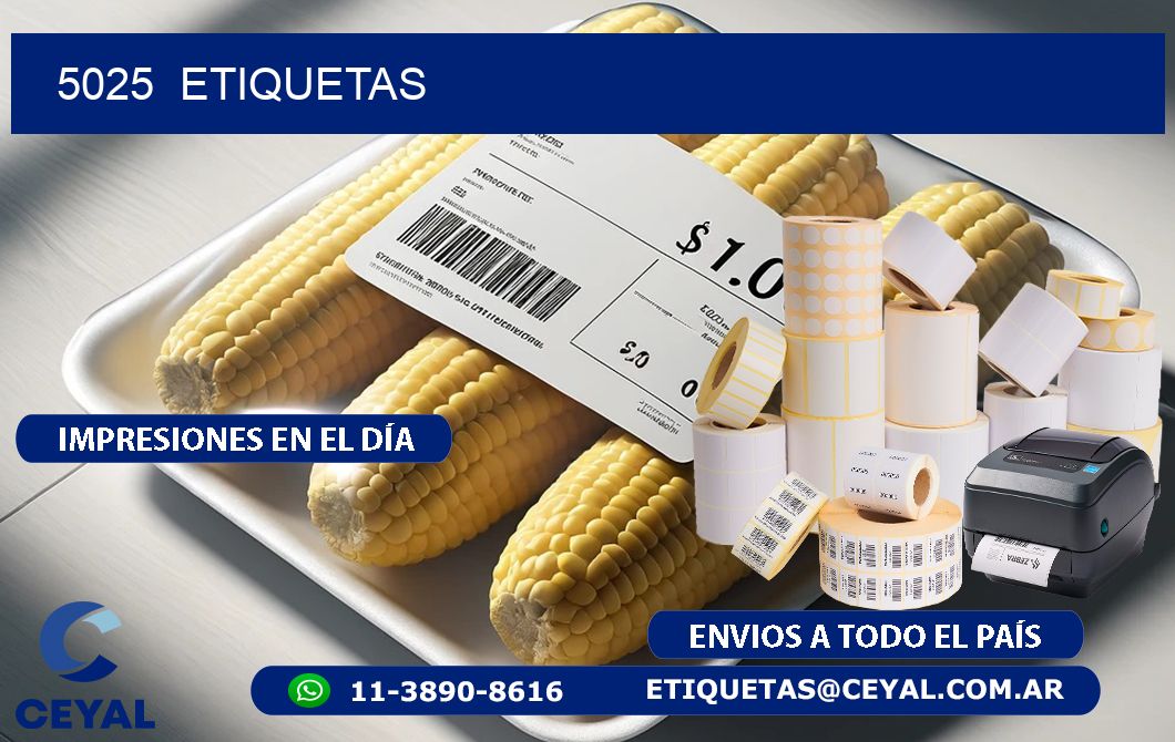5025  ETIQUETAS