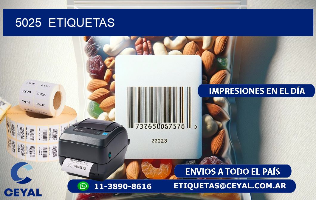 5025  ETIQUETAS