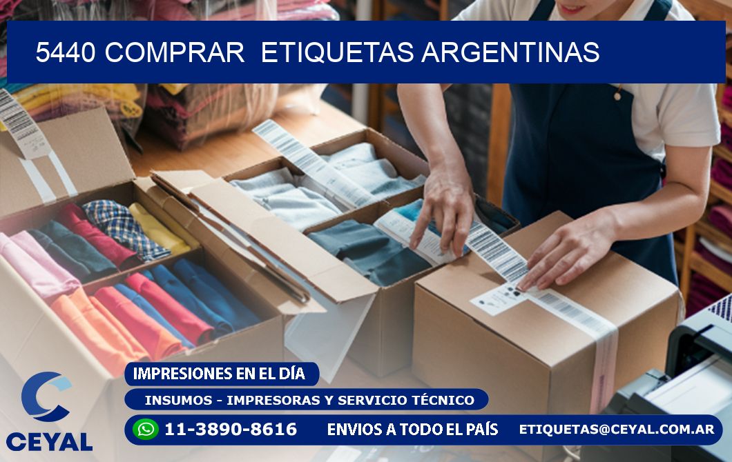 5440 COMPRAR  ETIQUETAS ARGENTINAS