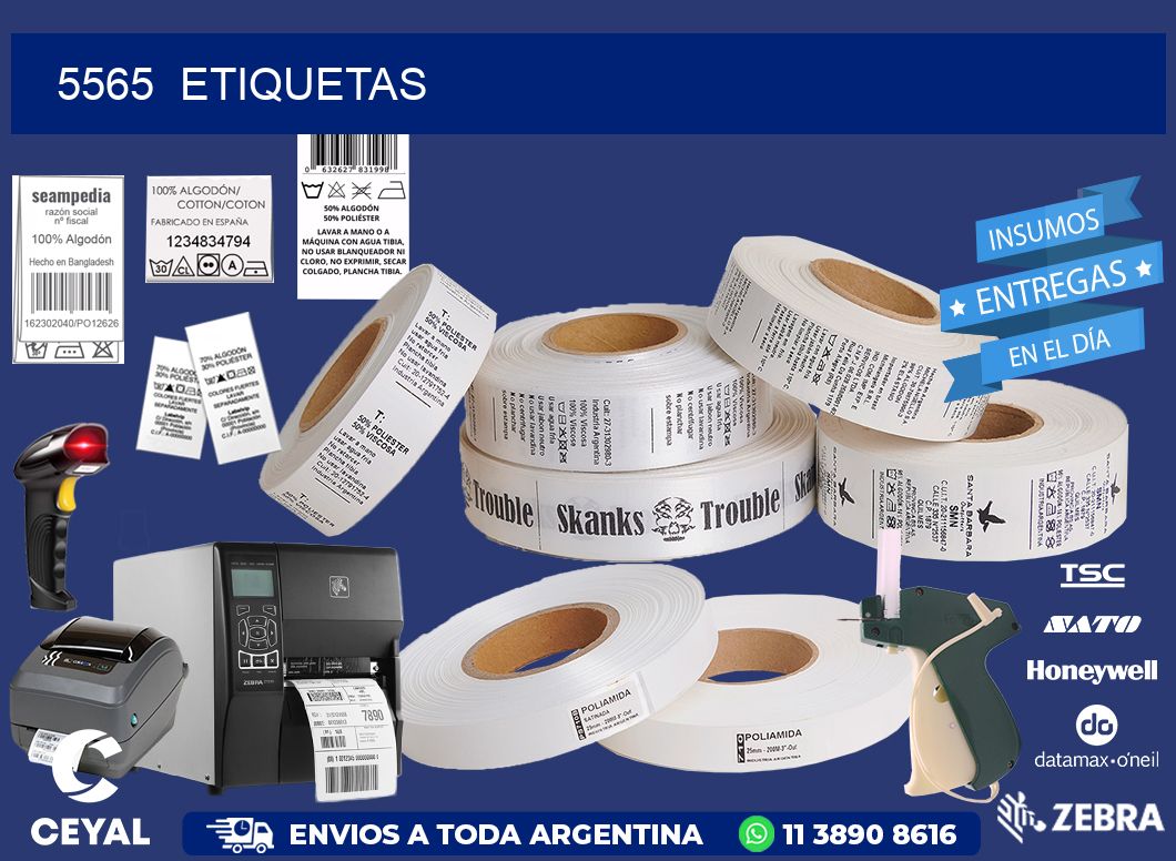 5565  ETIQUETAS