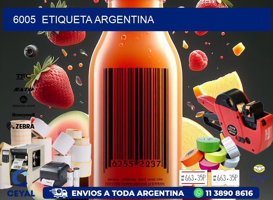 6005  ETIQUETA ARGENTINA