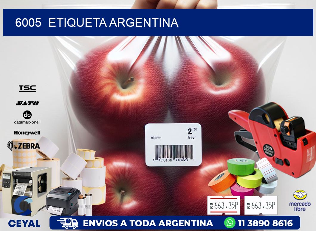 6005  ETIQUETA ARGENTINA