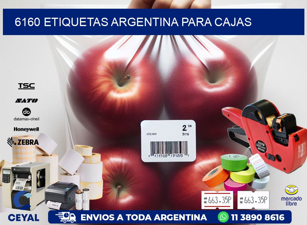 6160 ETIQUETAS ARGENTINA PARA CAJAS