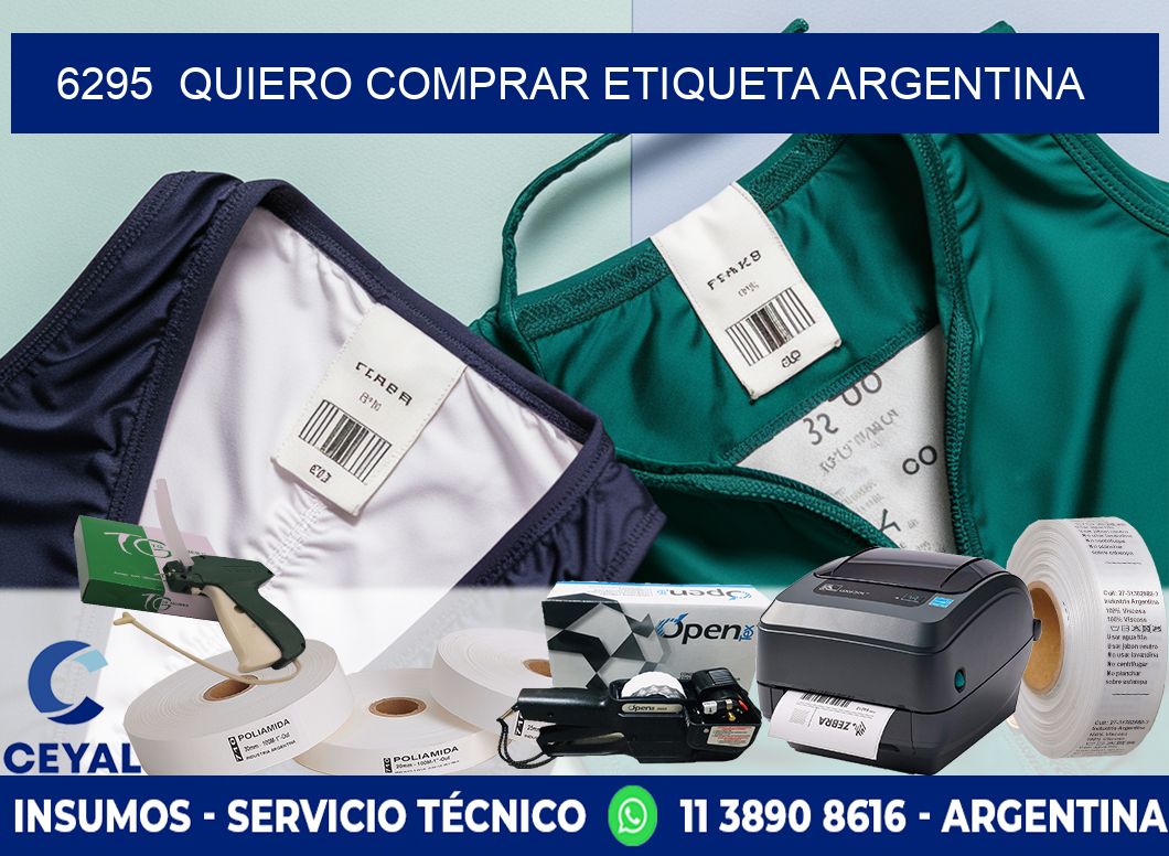 6295  QUIERO COMPRAR ETIQUETA ARGENTINA