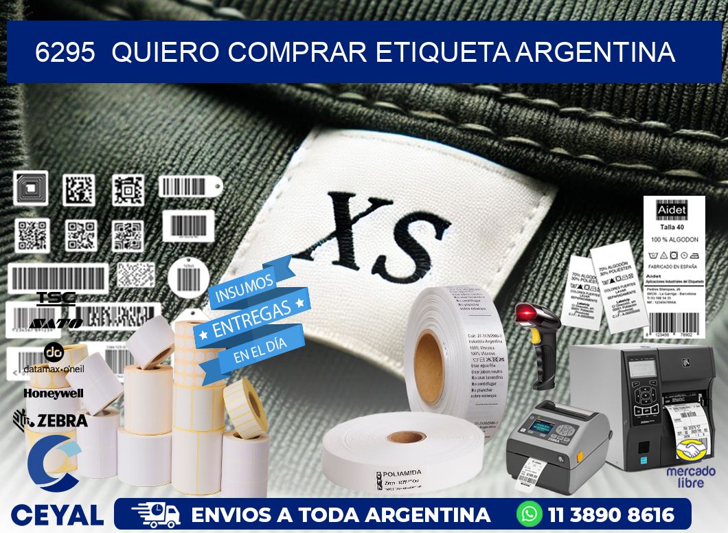 6295  QUIERO COMPRAR ETIQUETA ARGENTINA