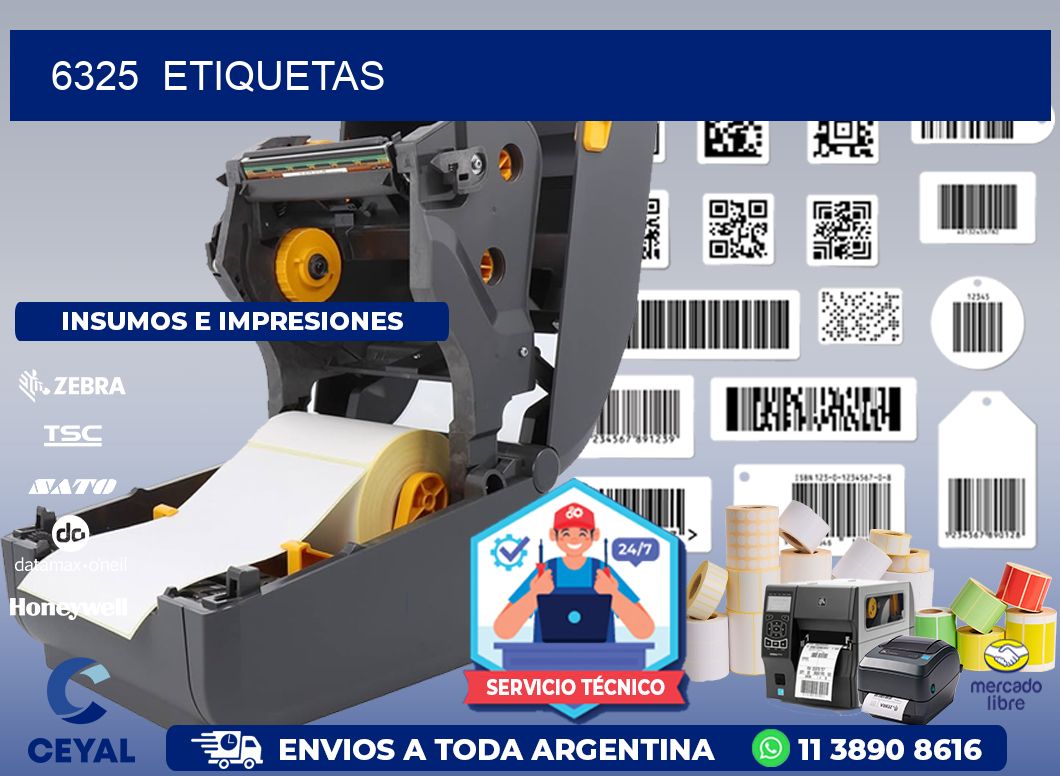 6325  ETIQUETAS