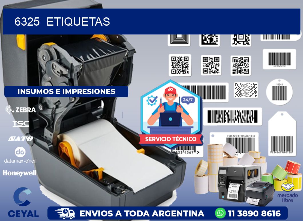 6325  ETIQUETAS