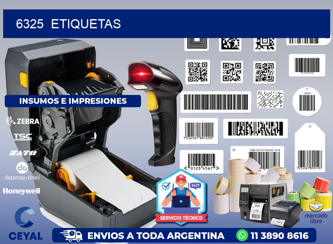6325  ETIQUETAS