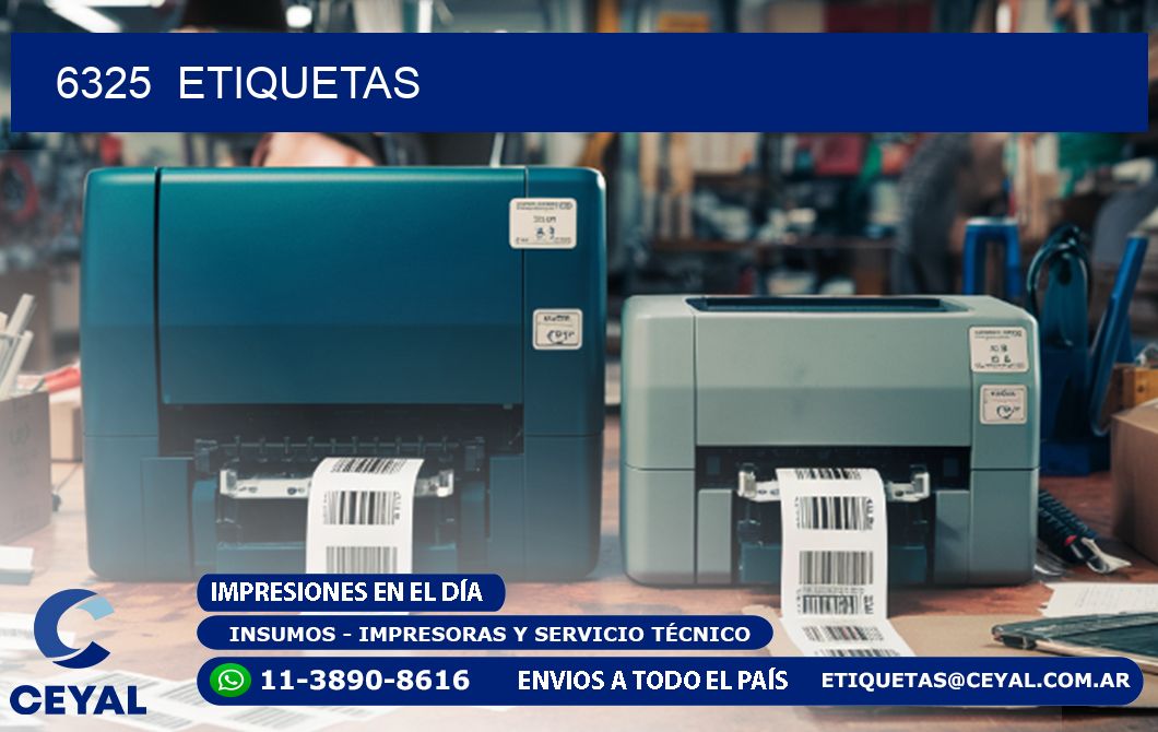 6325  ETIQUETAS