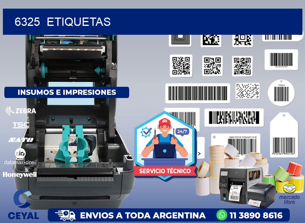 6325  ETIQUETAS